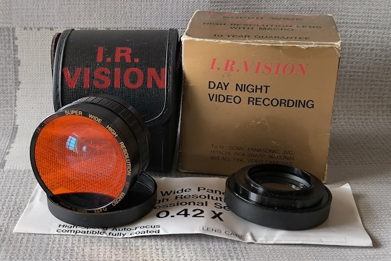 A Course in Lens Design　中古　美品 I.R. Vision - Super Wide/ Macro Lens, Box, Case, Caps, Japan