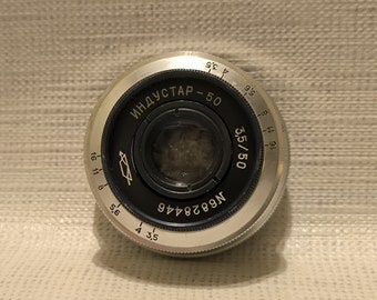 Industar 50, 3,5/50mm, Soviet Russian Lens, M39 Mount, Great condition, 1968