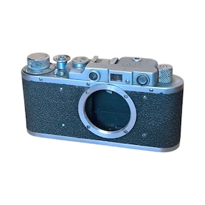 FED - Cuerpo de cámara de cine soviética rusa vintage de 35 mm, en excelente estado, década de 1950.