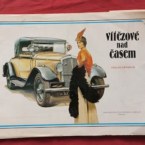 ¡¡Extraño!! Hermoso juego de cartas de autos clásicos - Vítězové nad časem, Checoslovaquia, 1987