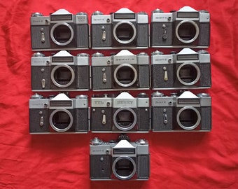 Lot de bricolage !! 10 boîtiers Zenit pour appareils photo argentiques russes 35 mm argentiques