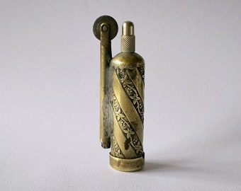 Selten!! Wunderschönes Vintage-Benzinfeuerzeug aus Messing, toller Zustand, England, 1930er Jahre