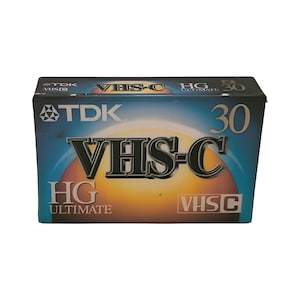 Neu!! TDK GH Ultimativ, 30min VHS-C, Video Kassette Tape, versiegelt, 1990er Jahre