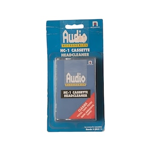Neu!! Musicway HC-1 Audiokassettenkopf-Reinigungsband für Kassettenrecorder, 1994