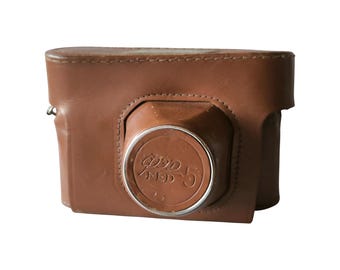 FED-5 Photo Camera Original Genuine Leather Case, 1960s-1970s