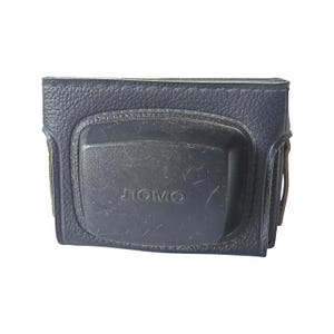 Custodia originale in vera pelle per fotocamera Smena 8 M, anni '70-'80