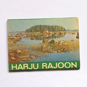 Harju Rajoon - Jeu de 16 cartes postales vintage, 1981