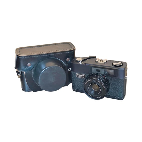 Revue 700 SEL - Vintage Lomography 35mm Photo Film Camera, Case, Great Condition, Japan, 1970s