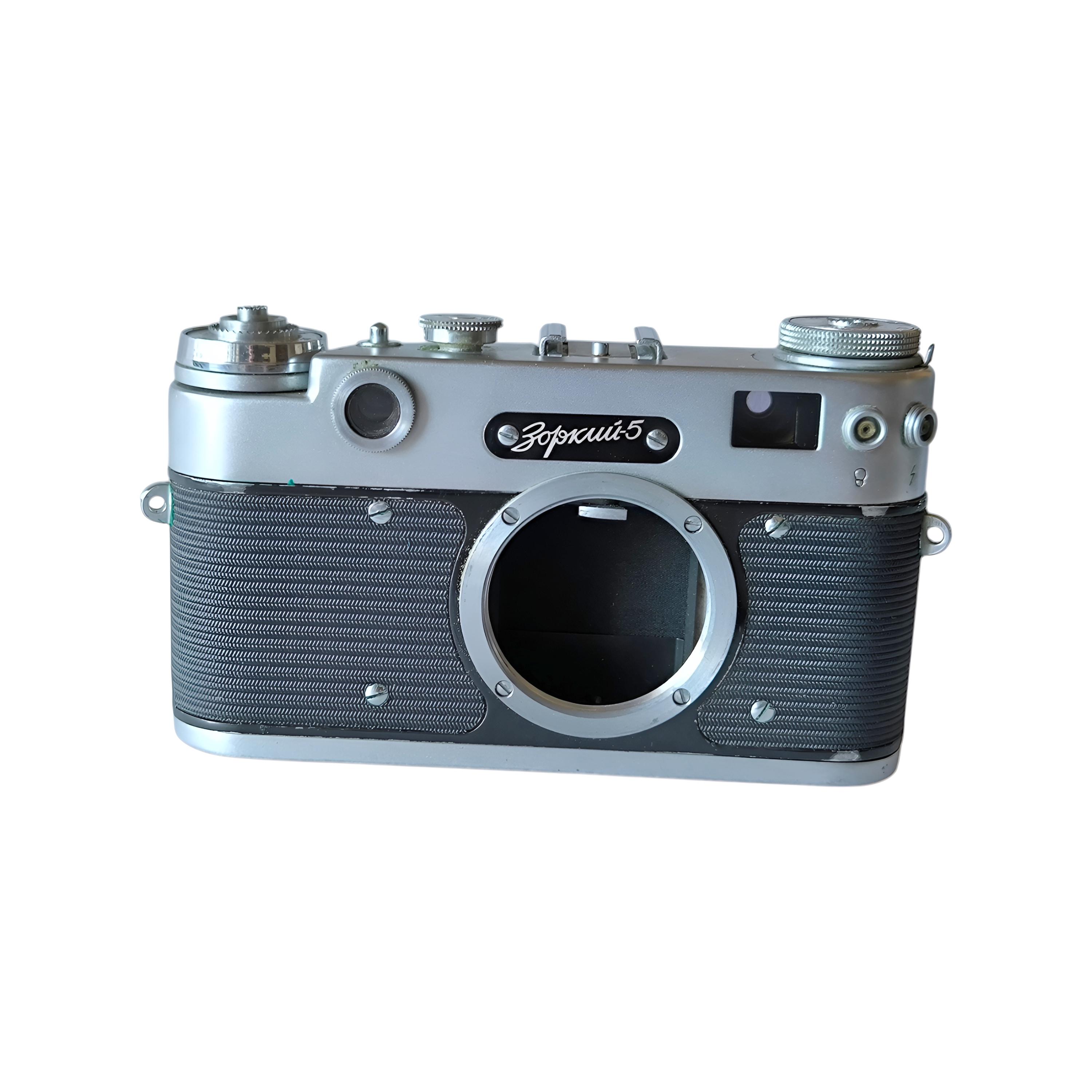 Zorki 5 - Vintage 35mm Soviet Russian Photo Film Camera Body, 1959