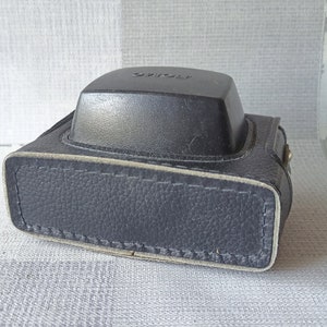 Smena 8M Photo Camera Original Genuine Leather Case, Russia, 1970s-1980s image 4