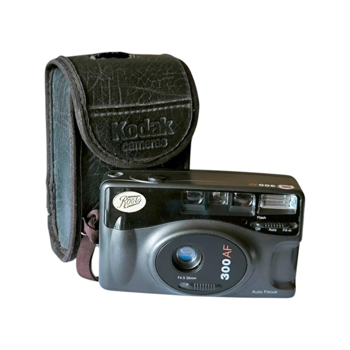 Rare!! Boots 300AF - Vintage 35mm Point&Shoot Photo Film Camera, Great Condition, Case, 1990s, foto 1 di 5