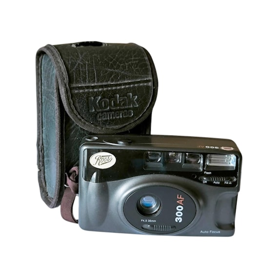 Rare!! Boots 300AF - Vintage 35mm Point&Shoot Photo Film Camera, Great Condition, Case, 1990s