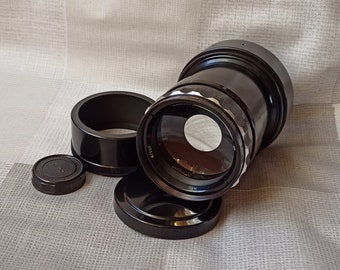 Rare!! Excellent!! MTO-500 - 8/500mm, Soviet Russian Reflex Mirror Tele Lens, M39 Mount, Cap, Case, Filters, 1969
