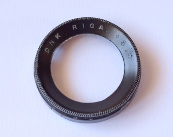 DNK Riga +2.0 - Vintage Soviet 36mm Lens Light Filter/Attachment for Macro, 1950s-1960s