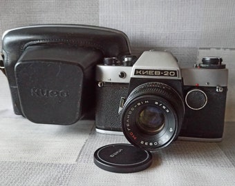 Rare!! For Collection or Restoration!! Kiev 20 -Soviet Russian 35mm Photo Film Camera, 1984
