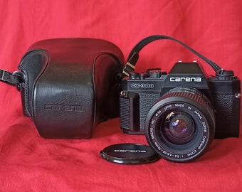 Carena CX-300 - Vintage Lomography 35mm Photo Film SLR Camera, Great Condition, Japan, 1990s