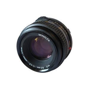 Minolta MD 1.7/50mm Lens, SR/MD mount, Great Condition, Japan, 1980s