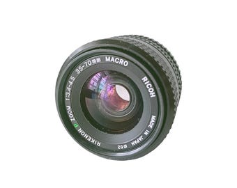 Ricoh Rikenon P Zoom Macro 3.4-4.5/35-70mm, Pentax mount, Great Condition, 1980s