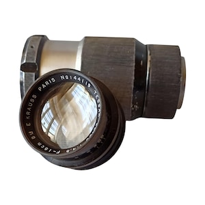 Very Rare!! E Krauss Paris Tessar Zeiss 4.5cm/18cm Lens with M42 Helicoid, 1910s