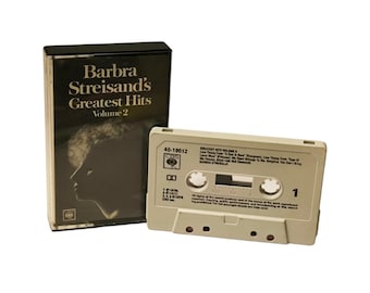 Barbra Streisand: Barbra Streisand's Greatest Hits - Volume 2 - Recorded Audio Cassette, Great Condition, 1978