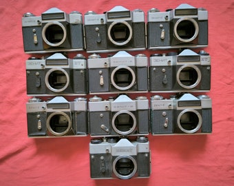 Lot de bricolage !! 10 boîtiers Zenit pour appareils photo argentiques russes 35 mm argentiques