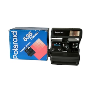 Polaroid 636 Close Up - Vintage Instant Photo Camera, Box, Great Condition, 1990s