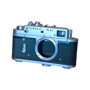 ¡Para piezas o restauración! Zorki 4K - Cuerpo de cámara fotográfica soviética rusa vintage de 35 mm, 1975