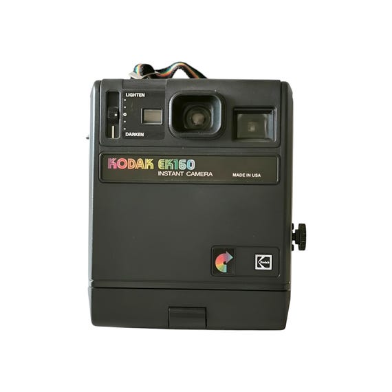 Collectable!! Kodak EK160 Vintage Instant Photo Camera, Bag