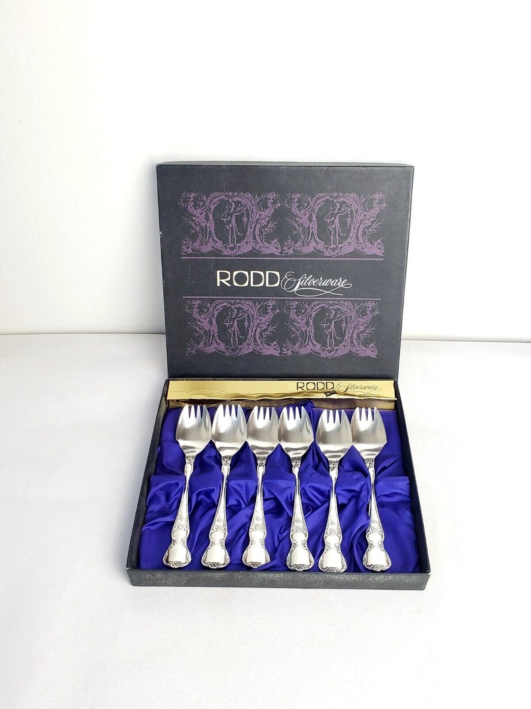 Vintage Silver Plated Sporks Buffet Forks Rodd Silverware Etsy