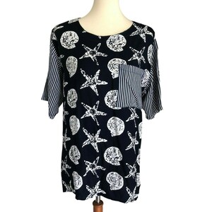 Chemise Femme Sorrel - Taille 20 Plus Size, Col Brodé Dénim Bleu, 100% Coton