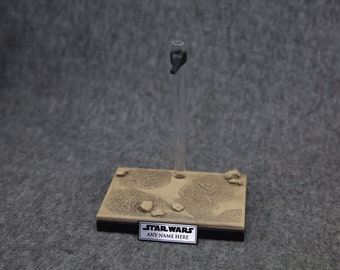 1/6アクションフィギュア用ディスプレイスタンド デザートスタイル