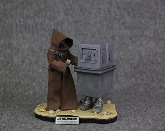 Display Ständer für Star Wars 1/6th Jawa und Gonk Actionfiguren