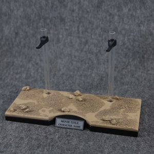 Display Stand Desert Style for Two 1/6 Action Figures