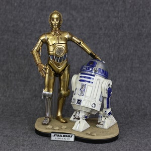 Display Stand for Star Wars 1/6 Scale C-3PO and R2-D2