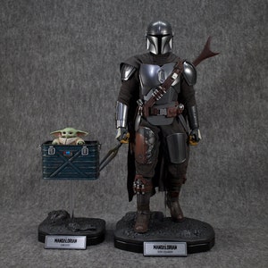 Display Stand Set for the 1/6 Scale Din Djarin & Grogu Figures