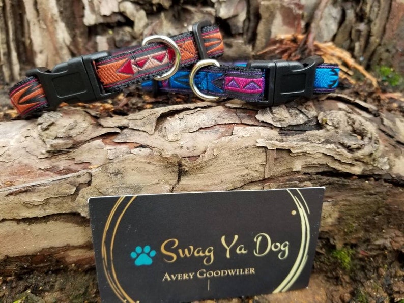 cute dog collar dog collar tribal dog collar Indian dog collar Aztec dog collar