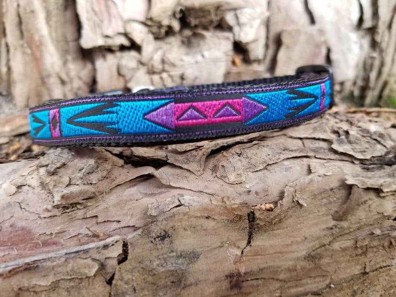 cute dog collar dog collar tribal dog collar Indian dog collar Aztec dog collar