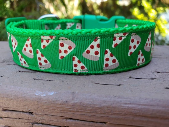 pizza dog collar