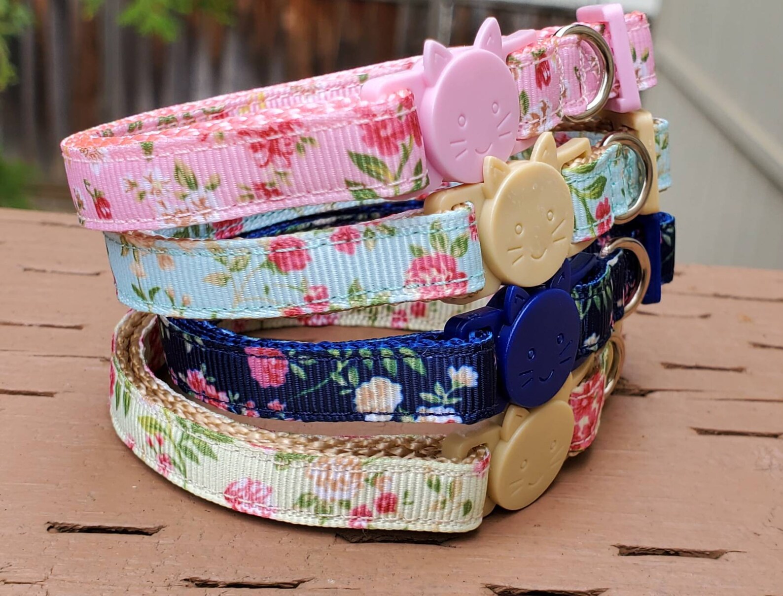 Cat collar flower cat collar small dog collar dog collar Etsy