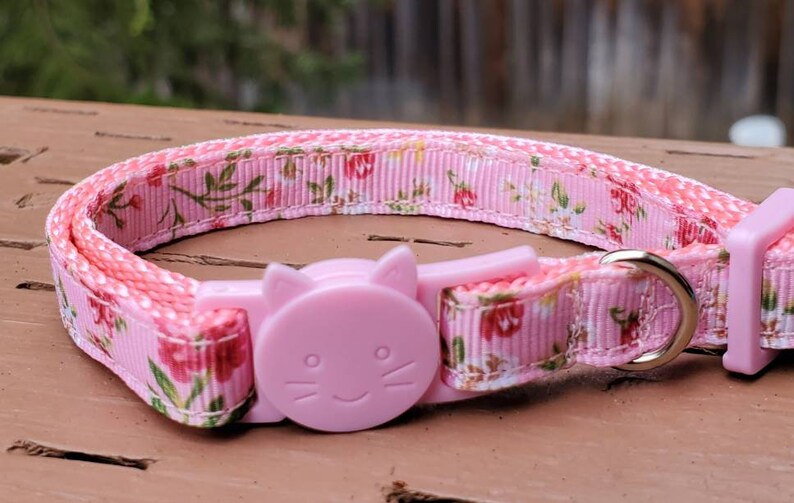 Cat Collar Flower Cat Collar Small Dog Collar Dog Collar Etsy