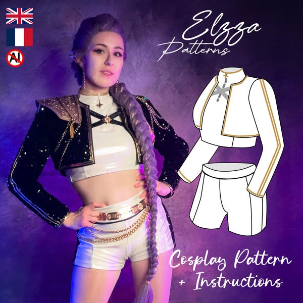 Cosplay pattern - Demon Hunters - Golden complete costume PDF files