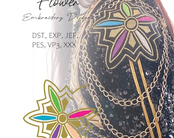 Embroidery design - Demon Hunter cosplay for Brother, Janome, PFAFF, Singer machines...