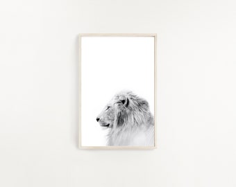 Lion Print Lion Mane Print Lion Wall Art Lion Photo King of The Jungle Print Lion Decor Lion Poster Lion Photography Lion Portrait