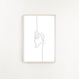Holding Hands Line Drawing, Love Print, Line Drawing, Hand Drawn Art, Hands Drawing, Digital Download, Wall Art, Home Decor, Sketch Print