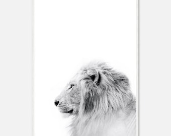 Lion Print FRAMED Lion Mane Print Lion Wall Art Lion Photo King of The Jungle Print Lion Decor Lion Poster Lion Photography Lion Portrait