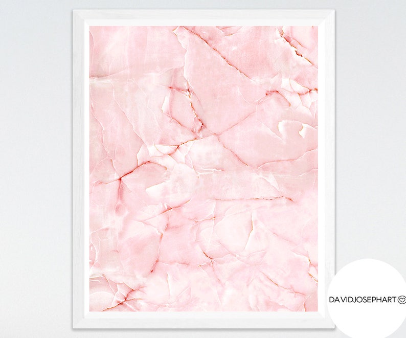 Pink Wall Art, Pink Poster, Marble Print, Marble Wall Art, Pink Marble
