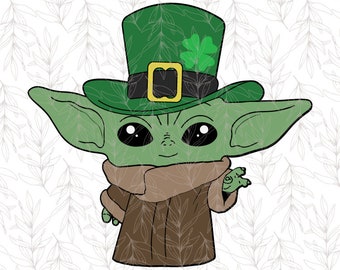 Download Yoda St Patrick Svg Etsy