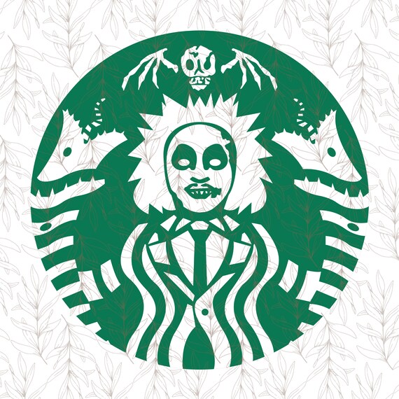 Beetlejuice Starbucks SVG