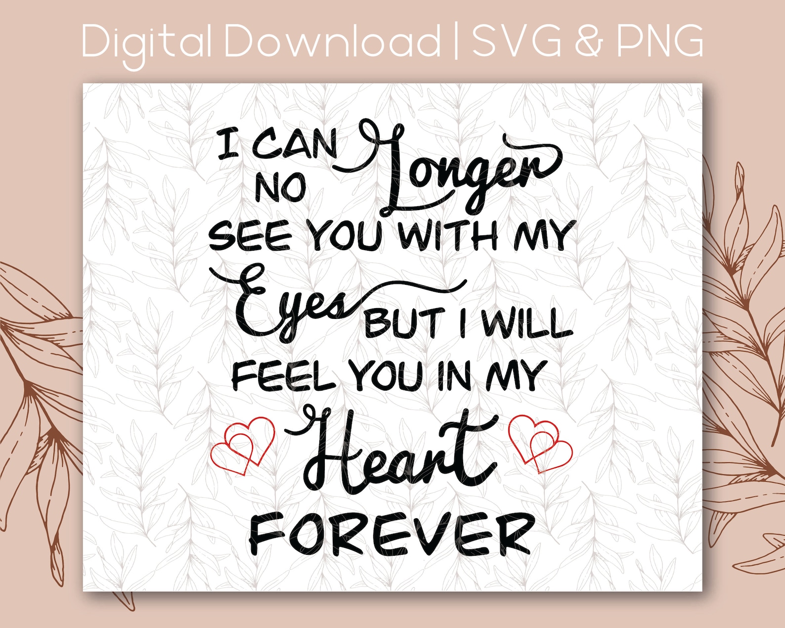 Forever in My Heart SVG PNG Digital Download - Etsy