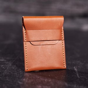 Herren Leder Brieftasche, dünne Leder Brieftasche, kompakte Brieftasche, Brieftasche für die Vordertasche, Groomsmen Brieftasche, schlanker Kartenhalter, Kreditkartenetui